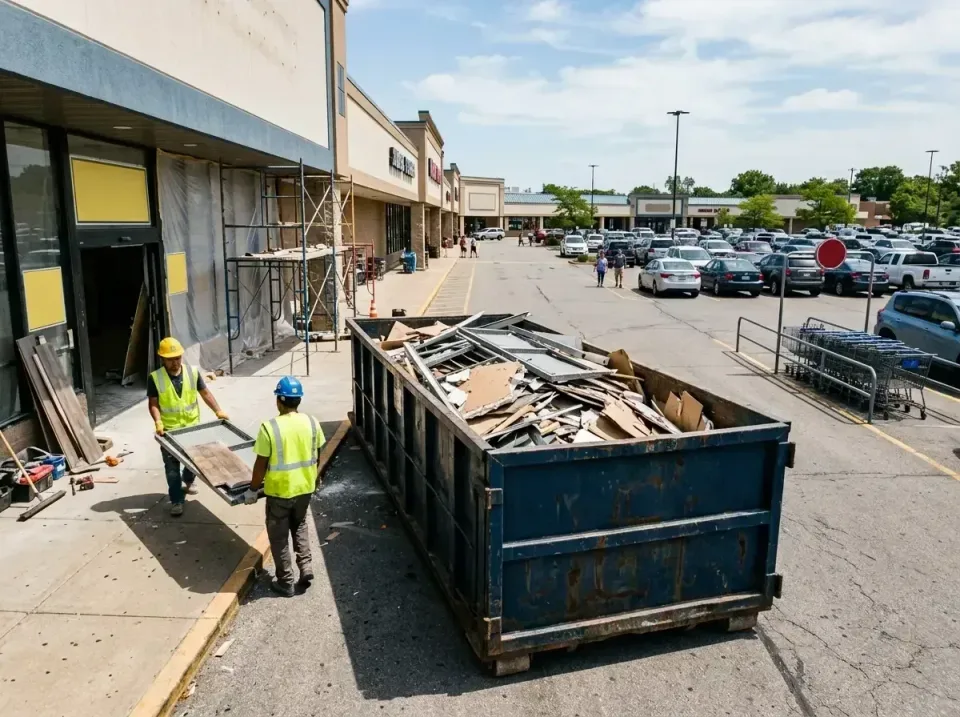 retail-store-renovation-debris-003 — frequently asked questions, Roll-off Dumpster Rentals in Bel Air South, MD